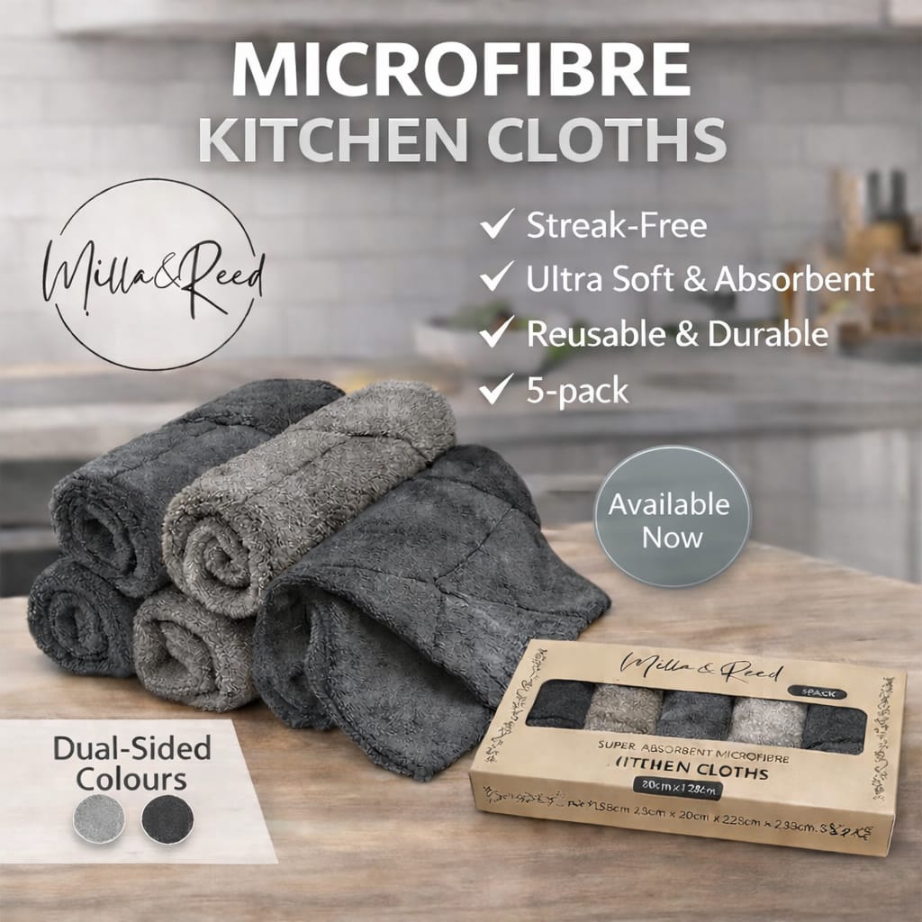 Microfiber Cloth 20x28cm 5 pack