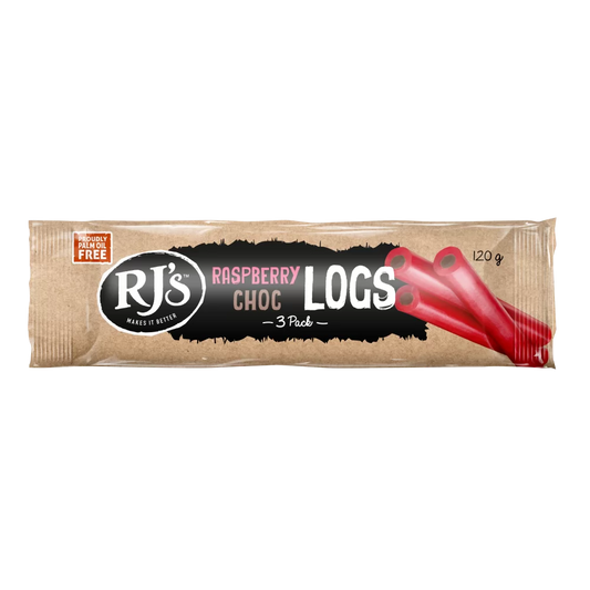 RJ's Raspberry Choc Log 120g